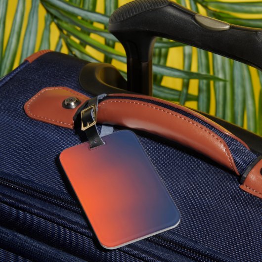 Midnight Ember Gradient Bagagelabel (Voorkant Insitu 1)