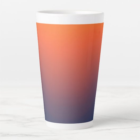Midnight Ember Gradient Latte Mok (Voorkant)