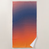 Midnight Ember Gradient Strandlaken (Voorkant)