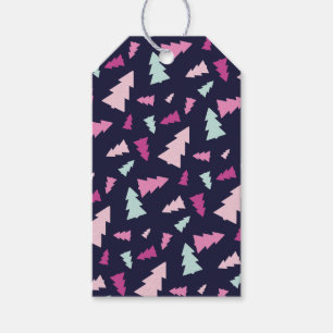 Midnight Festive Forest Gift Label Cadeaulabel