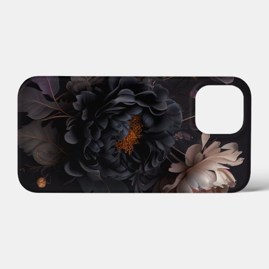 Midnight Floral Case-Mate iPhone Case (Achterkant (horizontaal))