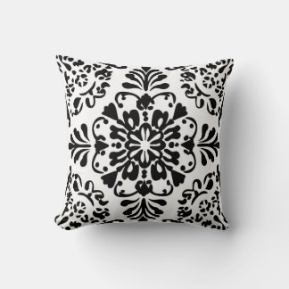 Midnight Floral Elegance Pillow Kussen