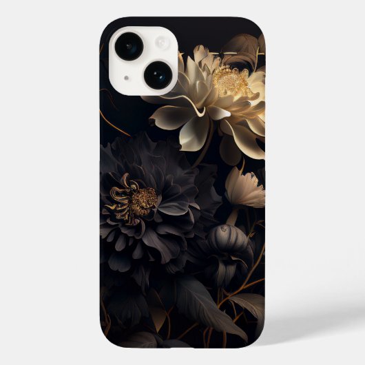Midnight Floral Midnight Floral Case-Mate iPhone Case (Achterkant)