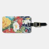 Midnight Florals I Bagagelabel (Voorkant horizontaal)