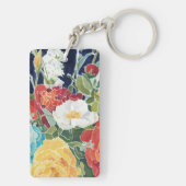 Midnight Florals I Sleutelhanger (achterkant)