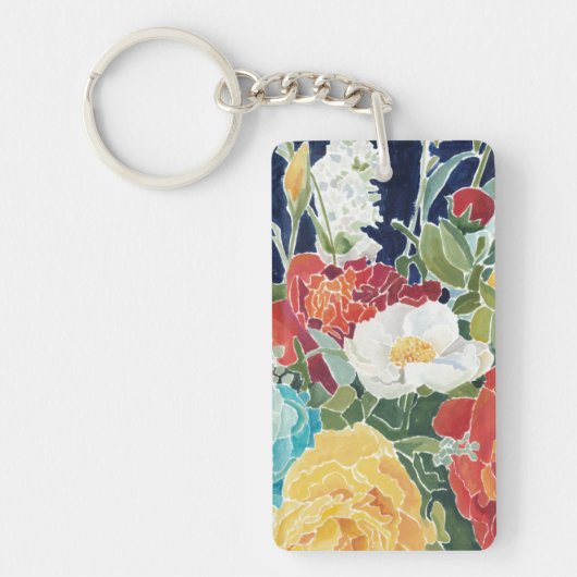 Midnight Florals I Sleutelhanger (Voorkant)