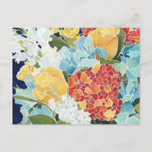 Midnight Florals II Briefkaart