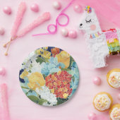 Midnight Florals II Papieren Bordje (Feest)