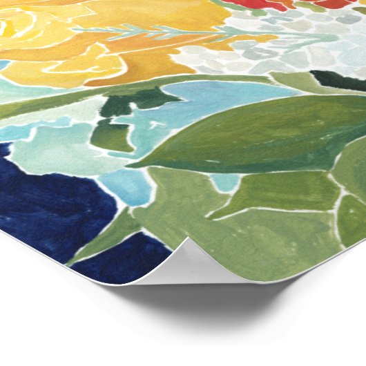 Midnight Florals II Poster (Hoek)