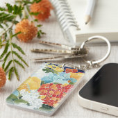 Midnight Florals II Sleutelhanger (Voorkant Rechts)