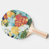 Midnight Florals II Tafeltennisbatje (Zijkant)