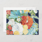 Midnight Florals III Briefkaart (Voorkant / Achterkant)