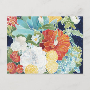 Midnight Florals III Briefkaart