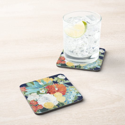 Midnight Florals III Onderzetter (Rechterzijde)