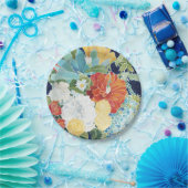 Midnight Florals III Papieren Bordje (Feest)