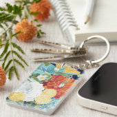 Midnight Florals III Sleutelhanger (Voorkant Rechts)