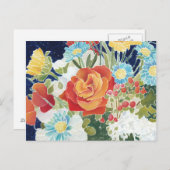 Midnight Florals IV Briefkaart (Voorkant / Achterkant)