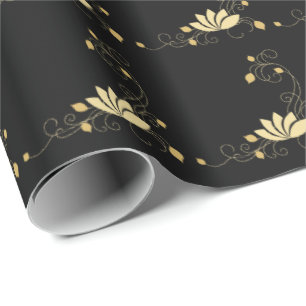 Midnight Flower Cadeaupapier