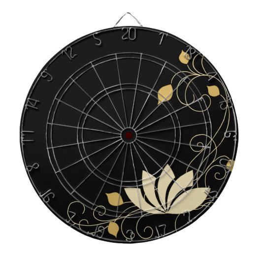 Midnight Flower Dartbord (Voorkant)