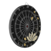 Midnight Flower Dartbord (Voorkant Links)