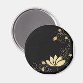 Midnight Flower Magneet (Voorkant / Achterkant)