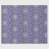 Midnight Flowers Patroon Cadeaupapier (Vlak)