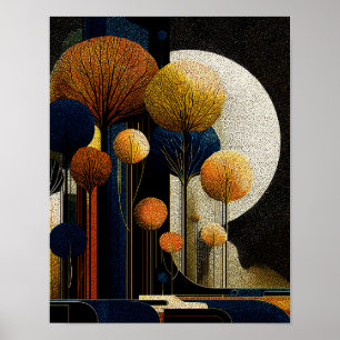 Midnight Forest #5 - 4x5 Digitale Download Poster