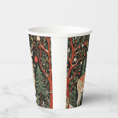 Midnight Forest Christmas Deer Papieren Bekers (Rechts)