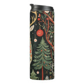 Midnight Forest Christmas Deer Thermosbeker (Geroteerd rechts)