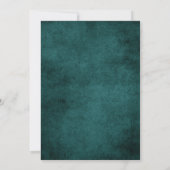 Midnight Forest Wedding Kaart (Achterkant)