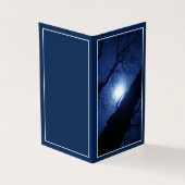 Midnight Full Moon Through Big Tree Kaart (Buitenkant)