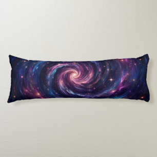 Midnight Galaxy Swirl beroemd gemaakt door Deep Pu Lichaamskussen