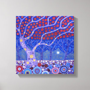 Midnight Garden Canvas Afdruk