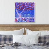 Midnight Garden Canvas Afdruk (Insitu (Slaapkamer))