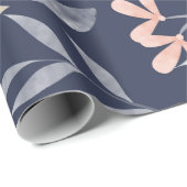 Midnight Garden Floral Cadeaupapier (Rol Hoek)