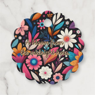 Midnight Garden Gift Label