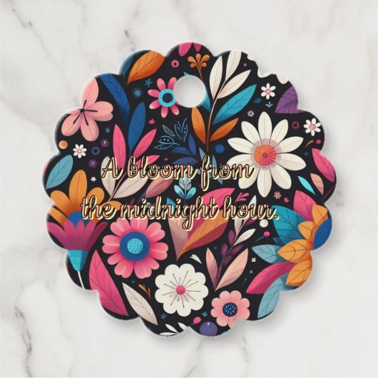 Midnight Garden Gift Label (Voorkant)