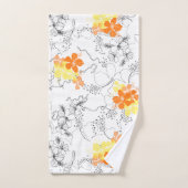 Midnight Garden Hawaiian Hibiscus Coordonnée (Serviette à main)