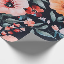 Midnight Garden Symphony Afdrukken | Bold Floral A