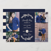 Midnight Garden Wedding Save the Date (Voorkant / Achterkant)
