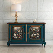 Midnight Garden Wildflowers Decoupage Tissuepapier