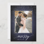 Midnight Garland | Carte photo de vacances (Devant)