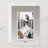 Midnight Garland | Carte photo de vacances (Dos)