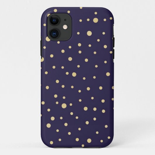 Midnight Glitter iPhone Case (Achterkant)