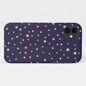Midnight Glitter iPhone Case (Achterkant (horizontaal))