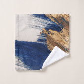 Midnight Gold: Abstract Elegance (Gant de toilette)