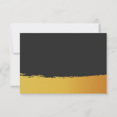 Midnight Gold  RSVP Kaartje (Achterkant)