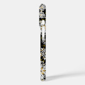 Midnight Golden Snowflakes Glam Case-Mate iPhone Case (Achterkant / Links)