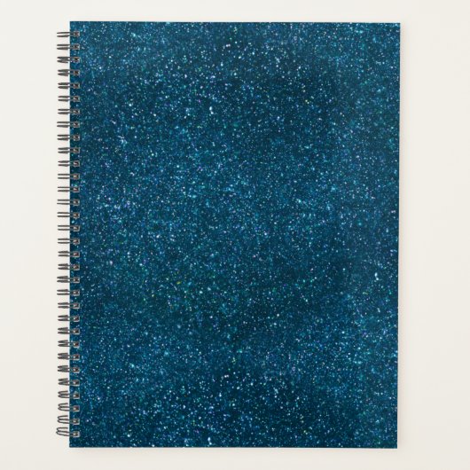 Midnight Green Glitter Planner (Voorkant)