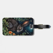 Midnight Hare Bagagelabel (Achterkant horizontaal)